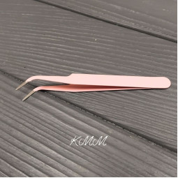 Пінцет металевий вигнутий 11 см - 1 шт.