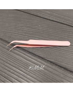 Пинцет металлический изогнутый 11 см - 1 шт.