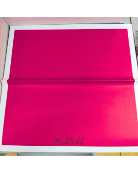 Плівка листова Малинова з білою облямівкою 600х600мм -1 лист-foto2