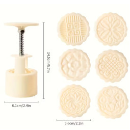  Плунжер кондитерський (прес+6 насадок 5,6см)-foto2