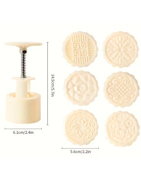 Набір для виготовлення бомбочок та піни для ванни (прес+6 насадок 5,6см)-foto3