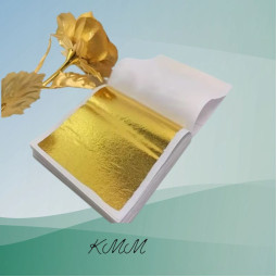 Поталь 20шт. (тонкая фольга для декора) 8смх8.5см - Золото