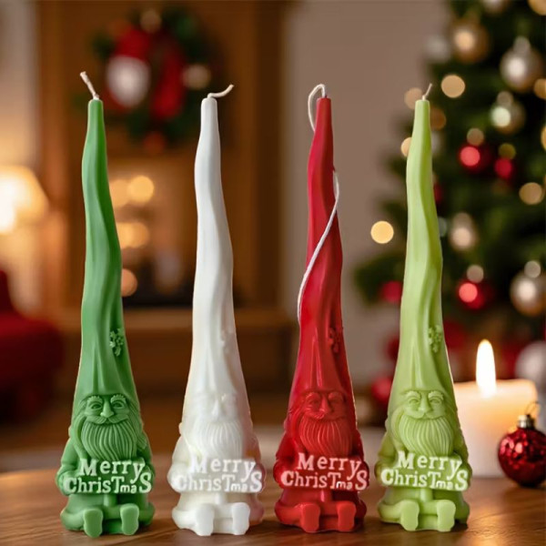 Силіконова форма люкс 3D Санта Merry Christmas