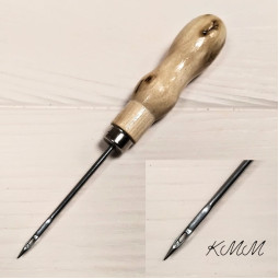 Шило з отвором та дерев’яною ручкою 12,5см - 1 шт.