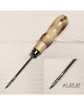 Шило з отвором та дерев’яною ручкою 12,5см - 1 шт.