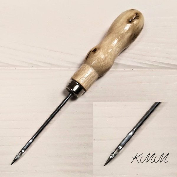 Шило з отвором та дерев’яною ручкою 12,5 см - 1 шт. Шило з отвором та дерев’яною ручкою 12,5 см - 1 шт.