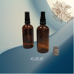 Флакон парфюмерный стеклянный Сидней с черным спреем - 100мл