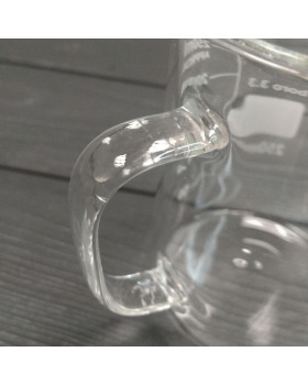 Дефект! Кружка мерная стеклянная с ручкой термостойкая 250мл-foto2