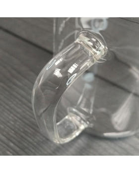 Дефект! Кружка мерная стеклянная с ручкой термостойкая 250мл-foto3