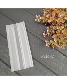  Форма силіконова із замками Свічка пряма гладка D18мм, висота 20см-foto3