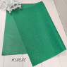  Папір тишью Зелений з голографічними блискітками 50см*35см - 1шт.