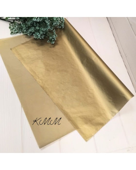  Папір тишью Золото 50см*35см - 1шт.