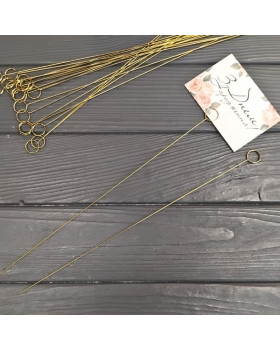 Держатель для открытки металлический 30см Круг маленький - 1шт.