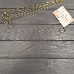 Держатель для открытки металлический 34см Круг - 1шт.