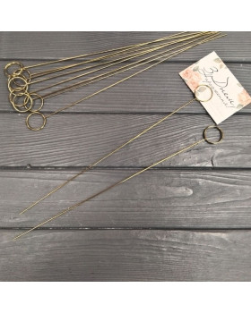 Держатель для открытки металлический 34см Круг - 1шт.