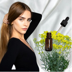 Масло усьмы (для волос, ресниц, бровей) холодного отжима (с пипеткой) - 5 г