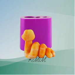 Силиконовая форма люкс 3D Змея Счастье-foto2