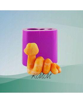  Силіконова форма люкс 3D Змія Щастя-foto2