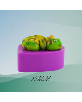  Силіконова форма люкс 3D Змія Милашка-foto3