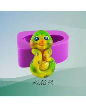  Силіконова форма люкс 3D Змія Милашка