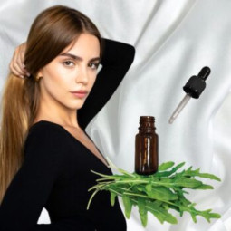 Масло усьмы (для волос, ресниц, бровей) холодного отжима (с пипеткой) - 5 г