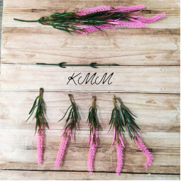 Вереск тонкий декоративный - ветка, синий-foto3