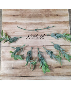 Лист фактурний з напиленням декоративний (букет, гілка) - гілка-foto2