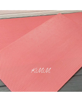 Вощина натуральна  Пастельно-рожевий 410х260мм 