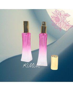 Флакон парфумерний скляний Рафаель Біло-рожевий з розпилювачем 55мл