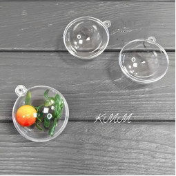 Шар контейнер подвесной пластиковый - D 7см