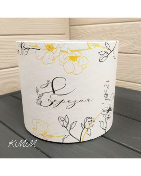 Капелюшна коробка З 8 березня - D120ммх100мм-foto2