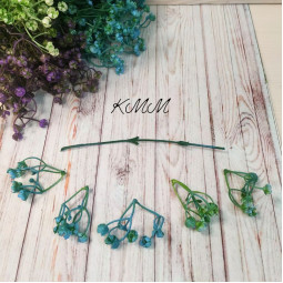 Гіпсофіла без листя декоративна - Блакитний, гілка-foto2