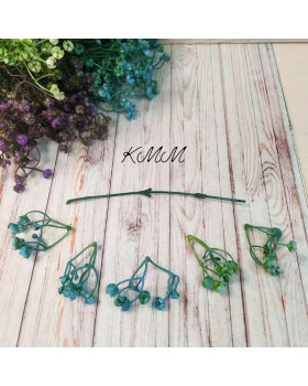 Гіпсофіла без листя декоративна - Блакитний, гілка-foto2