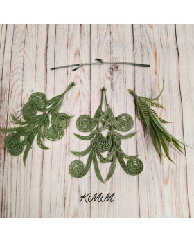 Завиток світло-зелений декоративний - гілка-foto2