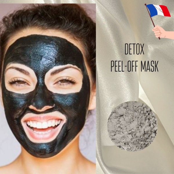 Угольная альгинатная Детокс маска Detox Peel-off mask Франция - 25г