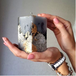 Поталь (тонкая фольга для декора) 14смх14см - Золото-foto3