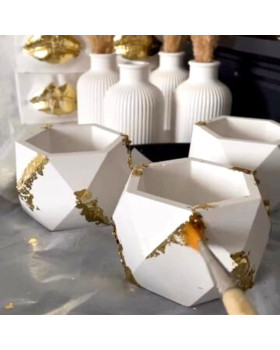 Поталь (тонка фольга для декору) 14смх14см - Золото-foto2