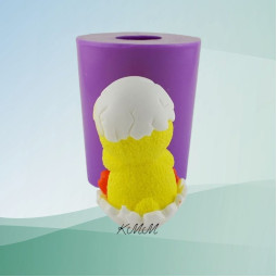 Силиконовая форма люкс 3D Цыпленок в скорлупе-foto2