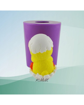 Силіконова форма люкс 3D Курча в шкаралупі-foto2