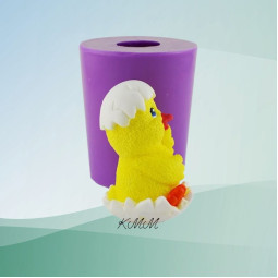 Силиконовая форма люкс 3D Цыпленок в скорлупе-foto3