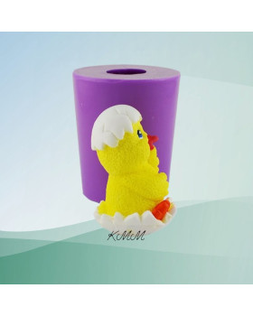 Силіконова форма люкс 3D Курча в шкаралупі-foto3