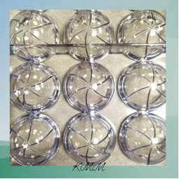 Поликарбонатная форма для шоколада Сфера с гранями-foto2