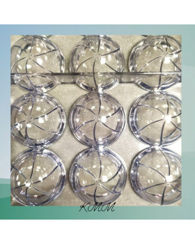 Поликарбонатная форма для шоколада Сфера с гранями-foto2