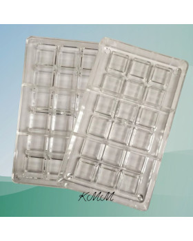 Полікарбонатна форма для шоколаду Квадратики (Baker)