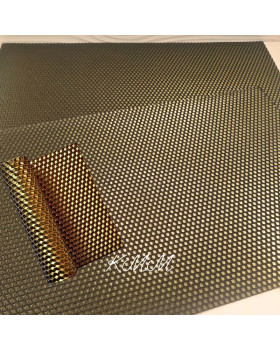 Вощина натуральная Золотая Черная  410х260мм 