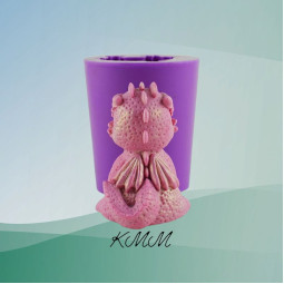 Силиконовая форма люкс 3D Дракон желаний-foto2