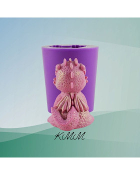 Силиконовая форма люкс 3D Дракон желаний-foto2