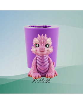 Силіконова форма люкс 3D Дракон бажань