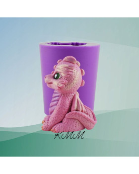 Силиконовая форма люкс 3D Дракон желаний-foto3