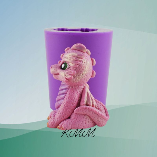 Силиконовая форма люкс 3D Дракон желаний